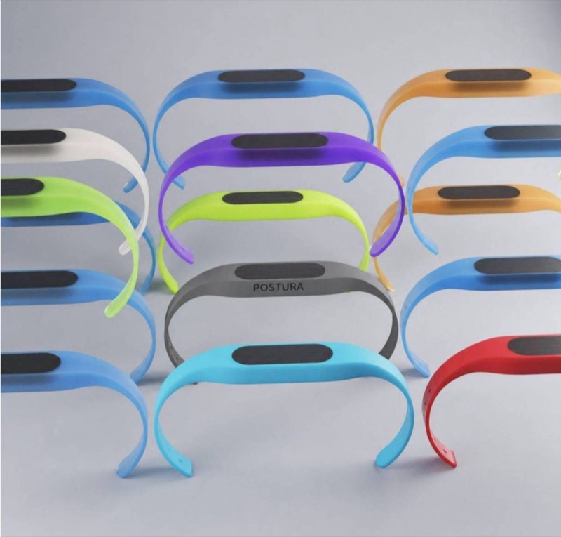 Postura wearable bands in a range of colours